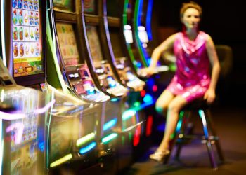 A woman walks away from a casino table/slot machines when she feels she's played for too long or met her financial limit. She is illustrating the importance of responsible gambling.September 11, 2020(Josh Hawkins/UNLV Photo Services)
